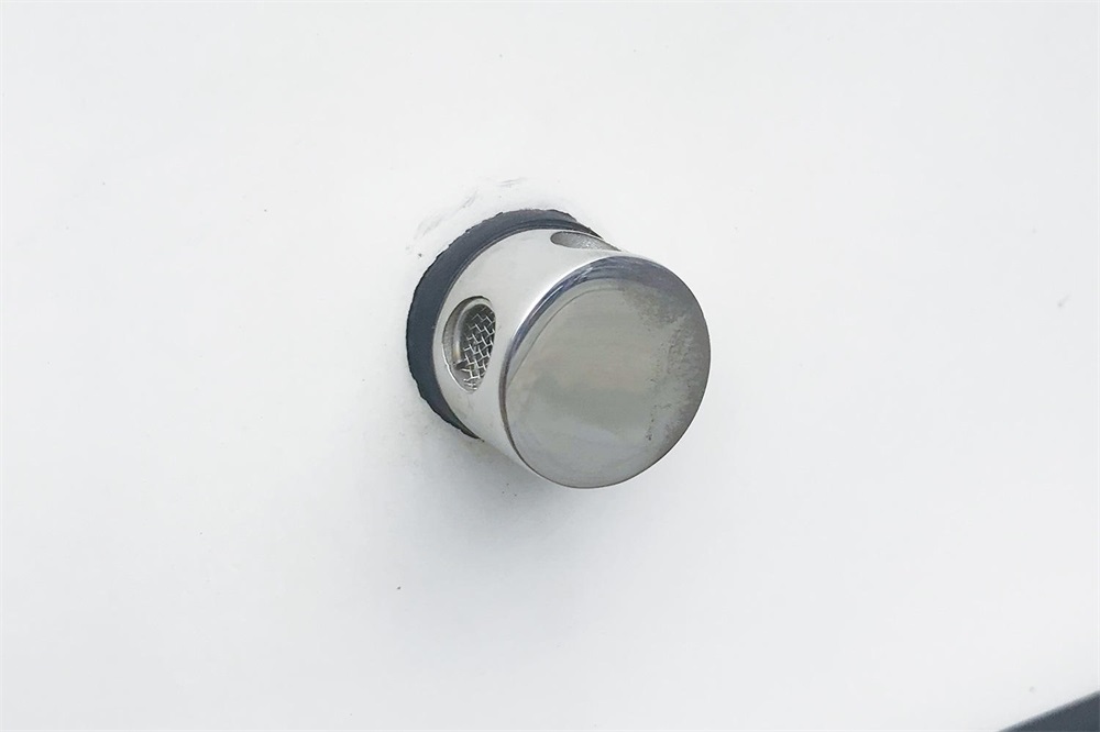 316 баспайтын болаттан жасалған 90 градустық резервуар желдеткіші