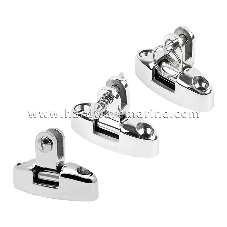 Тот баспайтын болаттан жасалған 180 градус қайық Bimini Top Twivel Deck топсасы