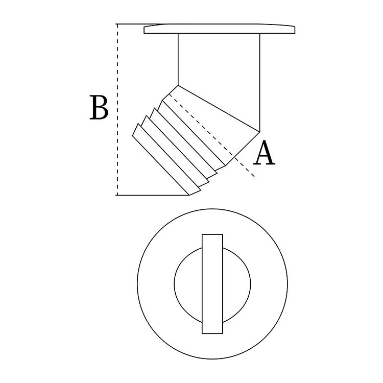 ABS Plastic Marine Thru Hull Fitting